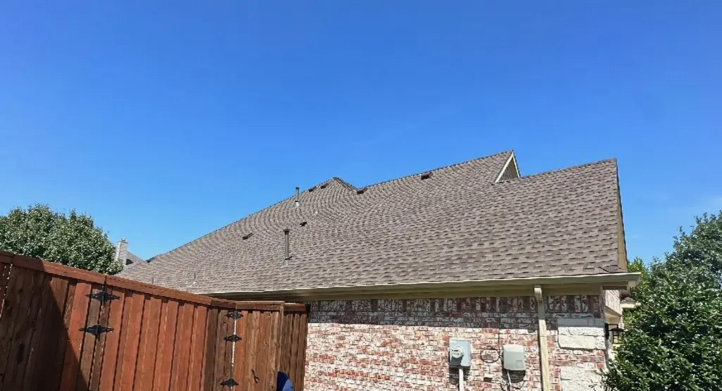 Completed roof replacement project in Dixon